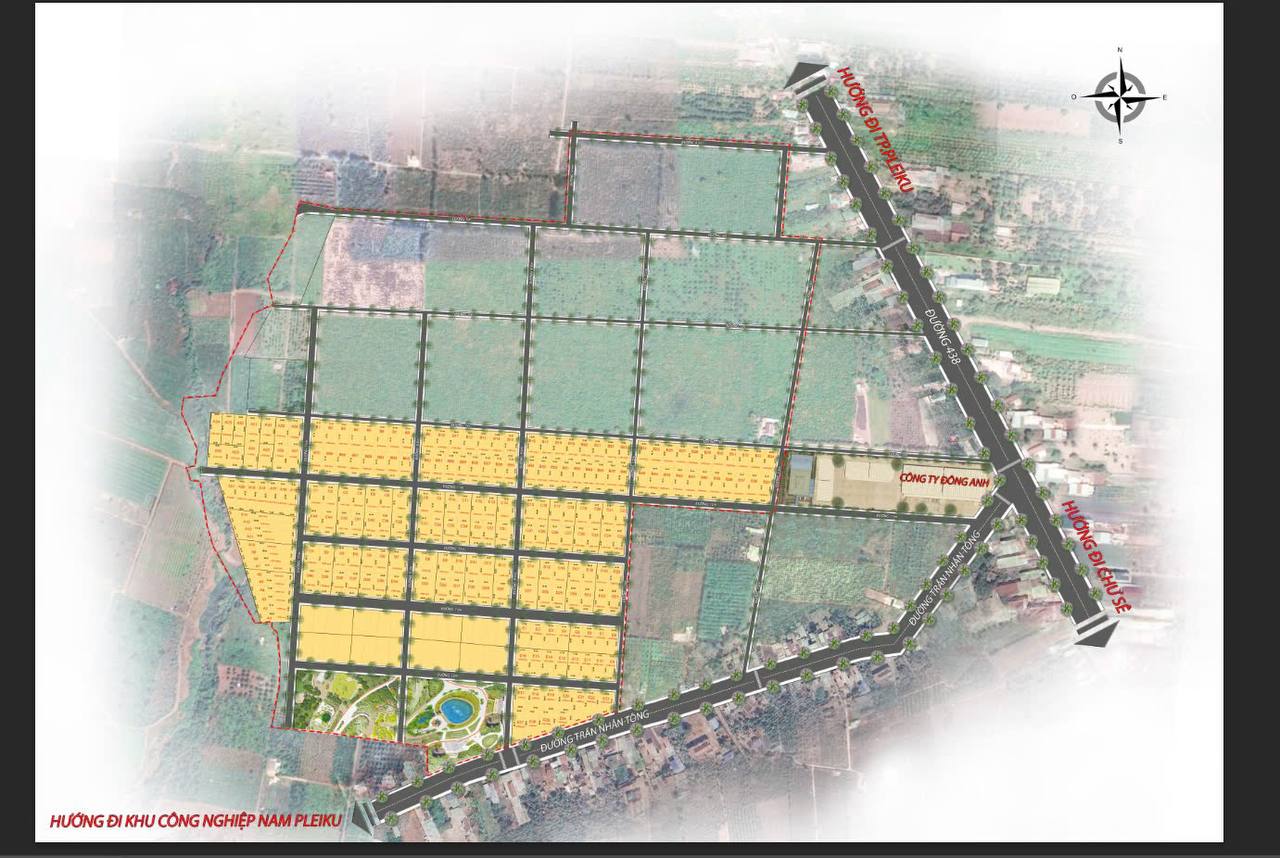 Mặt bằng dự án Làng sinh thái Hàm Rồng