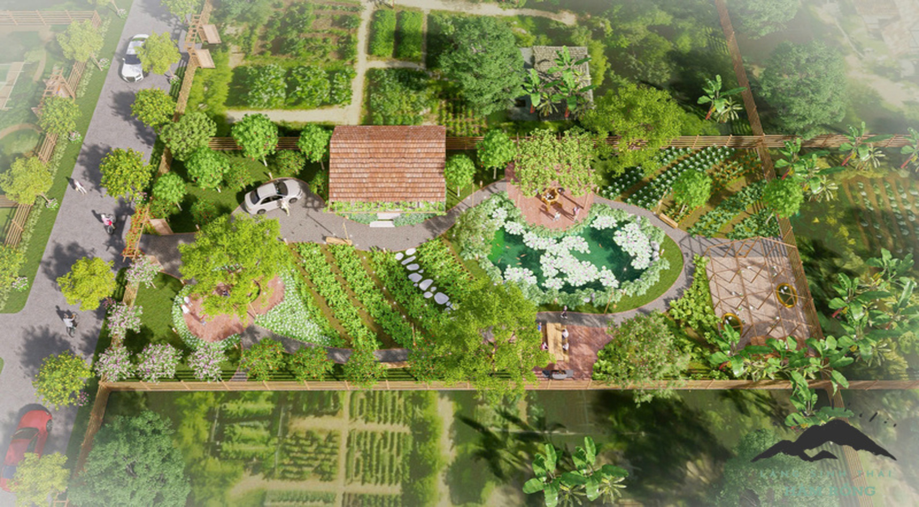 Mặt bằng dự án Làng sinh thái Hàm Rồng
